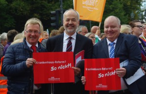 Mehr als 10.000 Menschen protestierten in Berlin gegen geplante Krankenhausreform